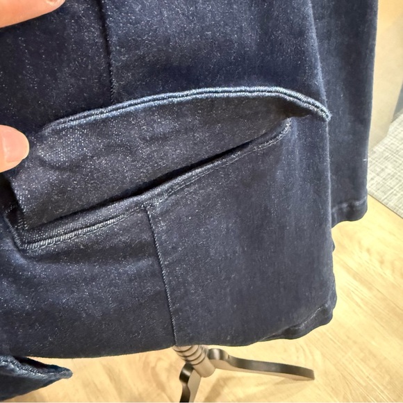 Studio by Torrid Ozone Dark Blue Stretch Denim Button Blazer (3) EUC - Picture 4 of 5